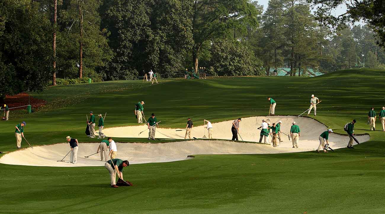 When Was The Last Time You Saw A Golf Pro Sweep A Bunker?